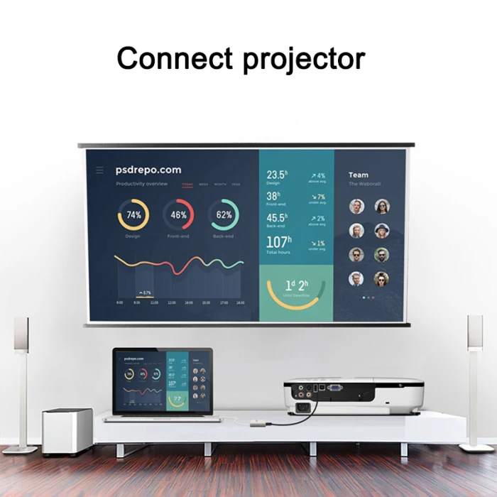 Мини-Дисплей Порт DP к HDMI Кабель-адаптер для ЖК-телевизора 1080P высокой четкости OUJ99