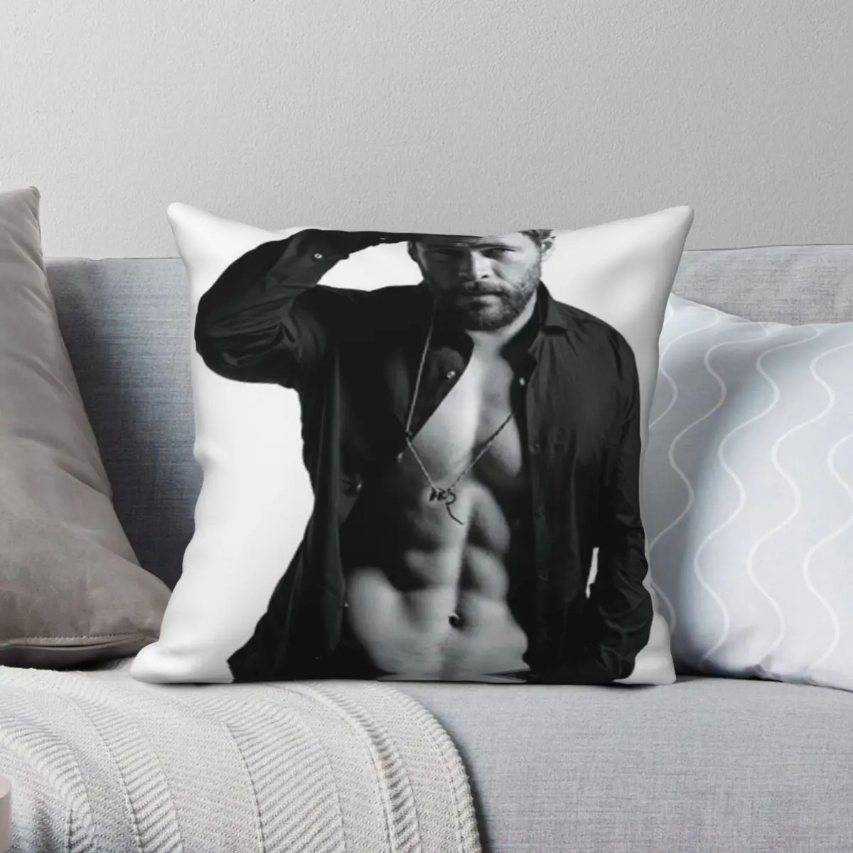 Chris hemsworth capa de almofada abraço fronha chris hemsworth thor sem  camisa celebridade estrela filme - AliExpress