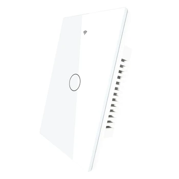 

WiFi Smart Wall Contact Light Switch US Type Smart Life/Tuya Wireless Remote Control Work with Alexa Google Home