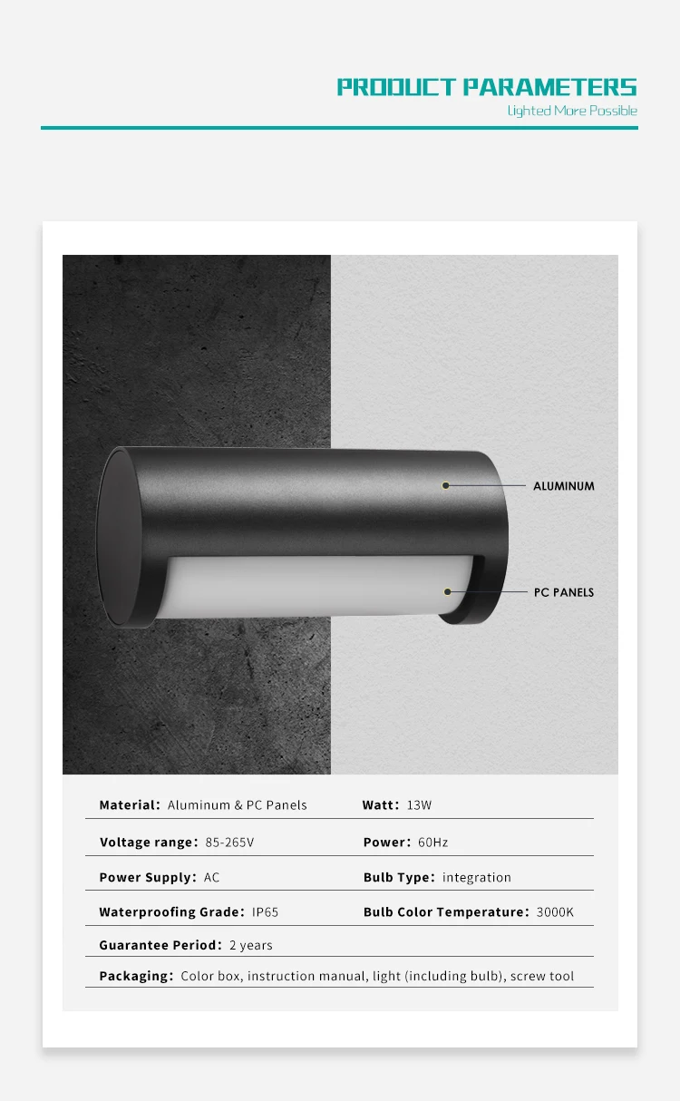 Moderna para Ambientes Iluminação de Jardim e Portão com Lâmpada Led de Parede Led em Alumínio Externos Dimmer Nacht Luz 5 lâmpada led, em alumínio, dimmer, nacht