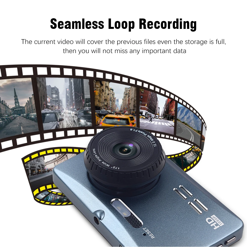 Car dvr 3.6 inch drive recorder 1080p full hd vehicle blackbox dvr user manual car camcorder dashcam / dash camera