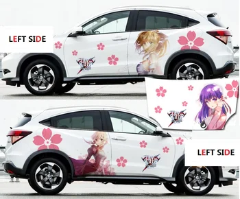 

LEFT SIDE Car Stickers DIY Cute Cartoon Anime Whole Body Styling Decal Decor Vinyl Covers Waterproof Accessories