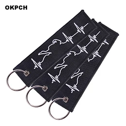 PK-0029 Модные бирки патч с кольцом прямоугольник полиэстер вышивка украшения ювелирных изделий - Цвет: PK-0029