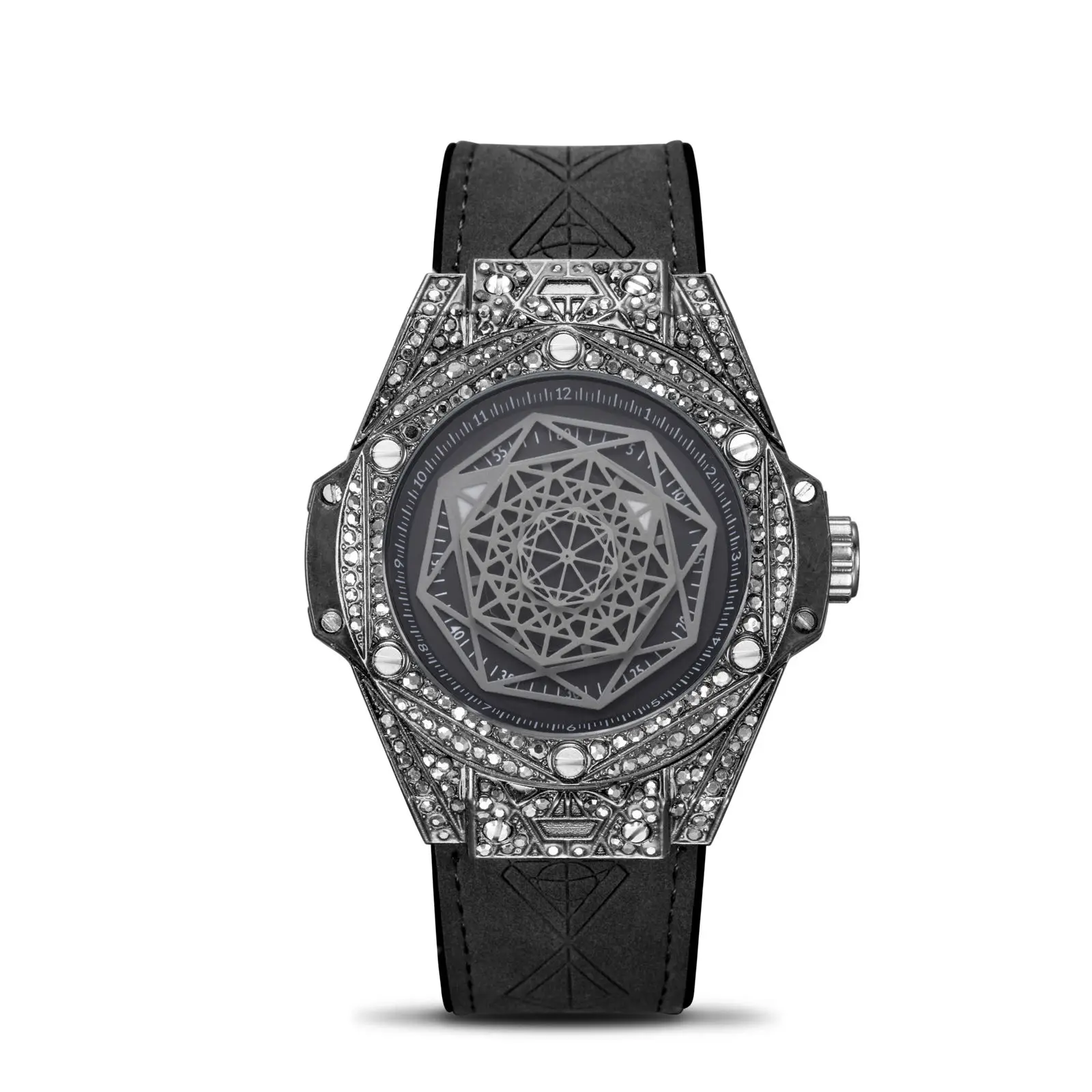 SB005 Switzerland Алмазная резка Япония Miyota кварц rolexable модные трендовые мужские часы светящиеся водонепроницаемые спортивные Herren uhren - Цвет: SB005
