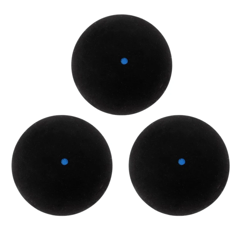 

Squash Ball Blue Dot Fast Speed Sports Rubber Balls Professional Player Competition Squash(3 Pcs)