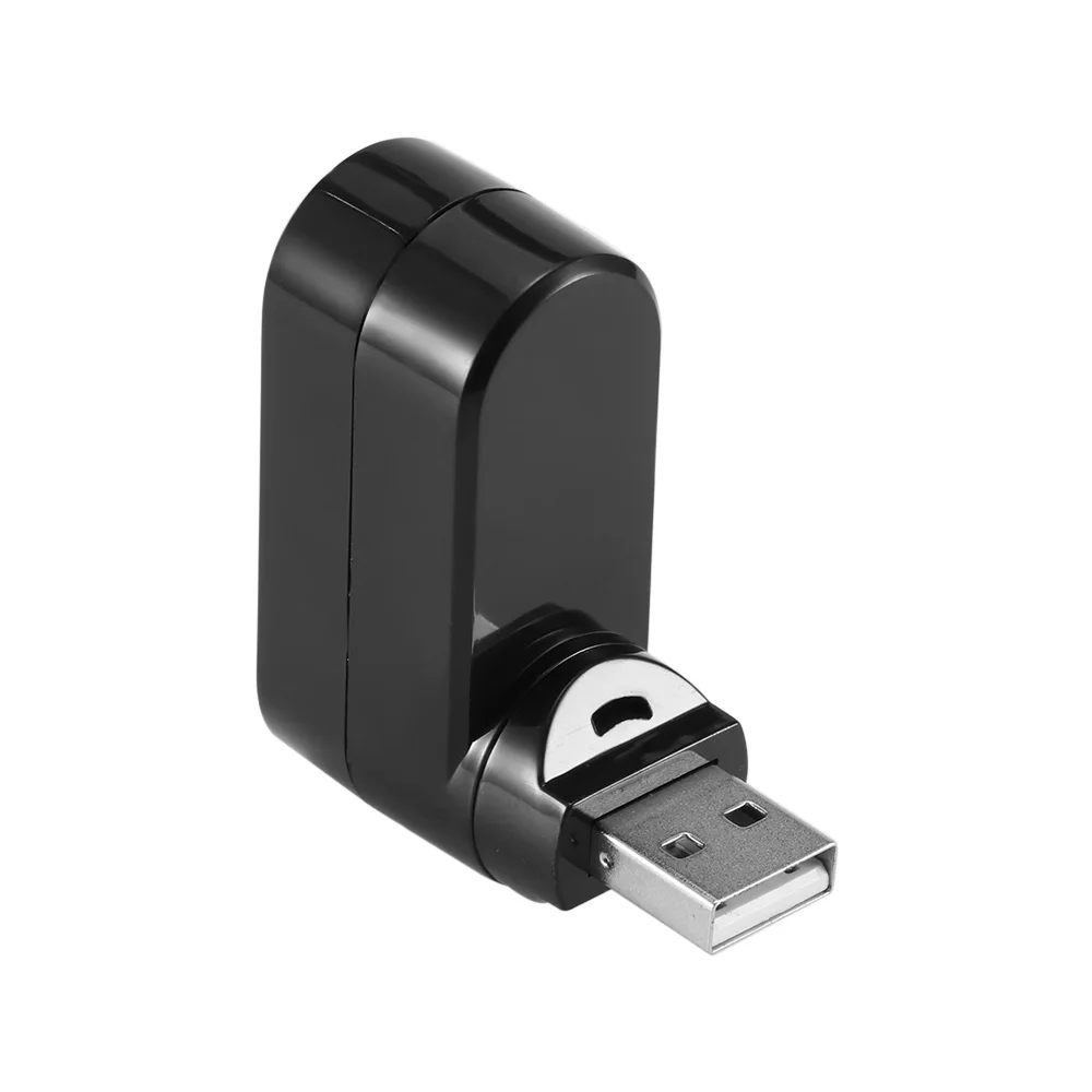 Мини 3 порта USB 2,0 поворотный сплиттер концентратор высокоскоростной передачи данных сплиттер коробка адаптер для ПК ноутбук аксессуары
