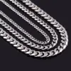 Never Fade 3.5mm-7mm Stainless Steel Cuban Chain Necklace Waterproof  Men Link Curb Necklace Gift Jewelry ► Photo 1/4