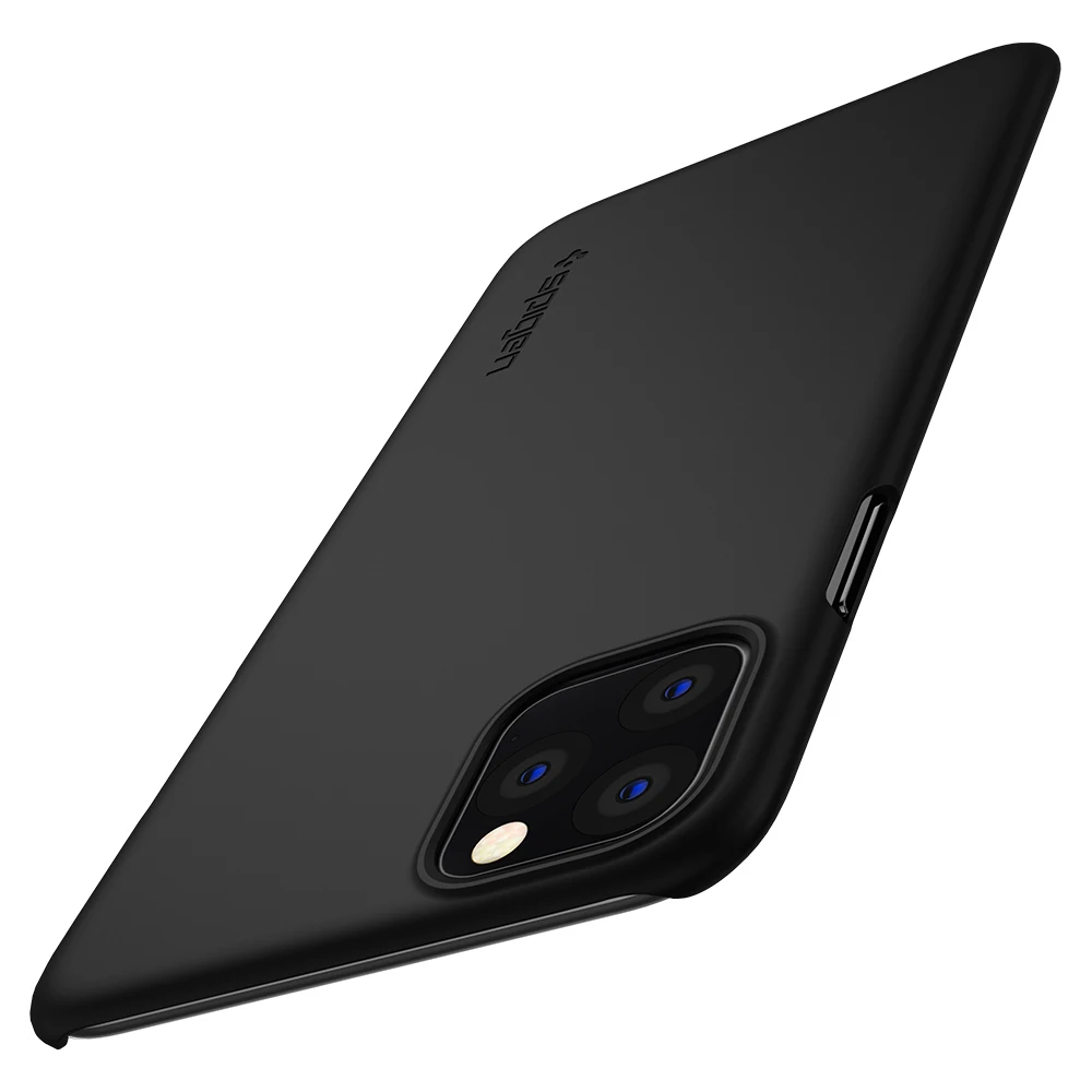 Spigen тонкий подходят серии матовый черный жесткая накладка на заднюю панель легкий тонкий чехол для iPhone 11 Pro Max/iPhone 11 Pro/iPhone 11