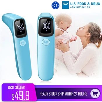 

ALiCN Infrared Thermometer Non-contact Forehead Thermometer Gun Adult Baby High Accuracy LED Digital Display Temperature Meter