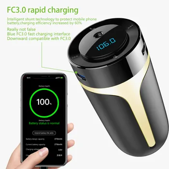 

Onever High Quality 300 ml Air Aroma Humidifier FM Transmitter Bluetooth 5.0 Audio Player for Home Car with LED Night Lamp