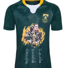 Регби RWC Южная Африка звезда Подпись Commemora Джерси размер S-5XL