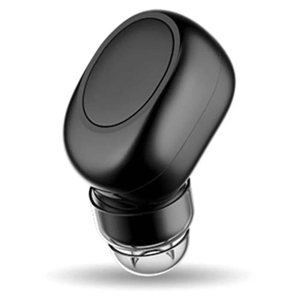 black X11 мини беспроводные наушники-вкладыши магнитные USB зарядное устройство База наушник с микрофоном для телефона планшета ПК - Цвет: black
