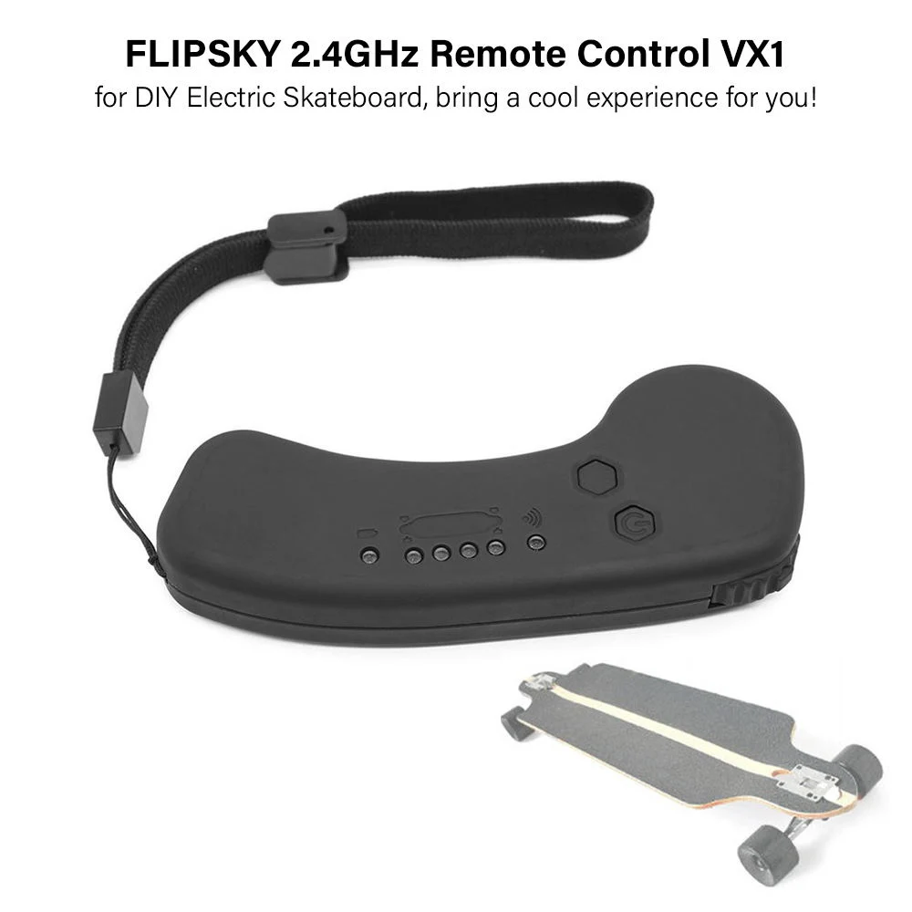 

FLIPSKY 2.4GHz VX1 Remote Control Transmitter with Receiver for DIY Electric Skateboard Single V4 ESC