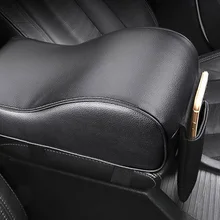 Автомобильный подлокотник высокого качества из искусственной кожи, универсальный защитный чехол для автомобильного сиденья, Кожаная подушка