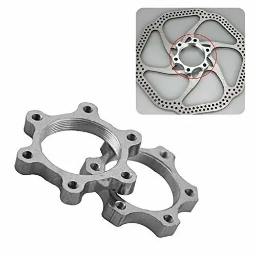 

1pc Bike Freewheel Threaded Hubs Disk Brake Rotor 6 Bolt Flange Adapter 44MM & 48MM for Bicycle Disc Brake Rotor Flange Adapter