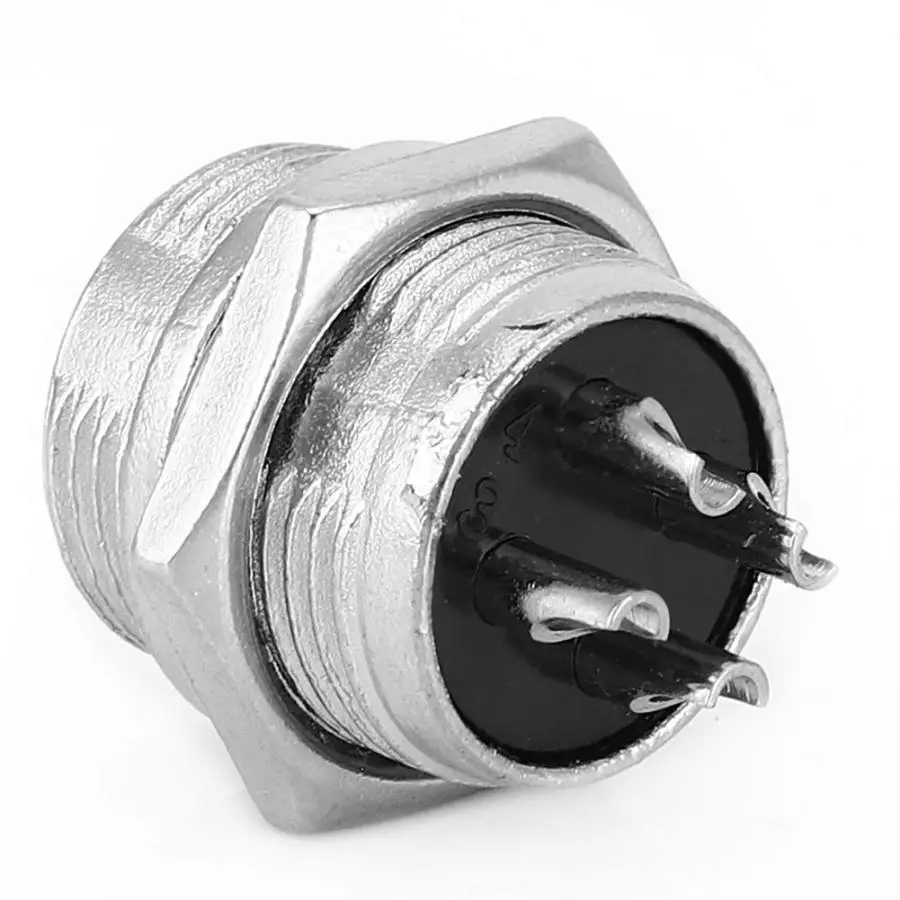 Авиационный штекер Кабельный разъем 100 шт. авиационный Универсальный Мужской 4