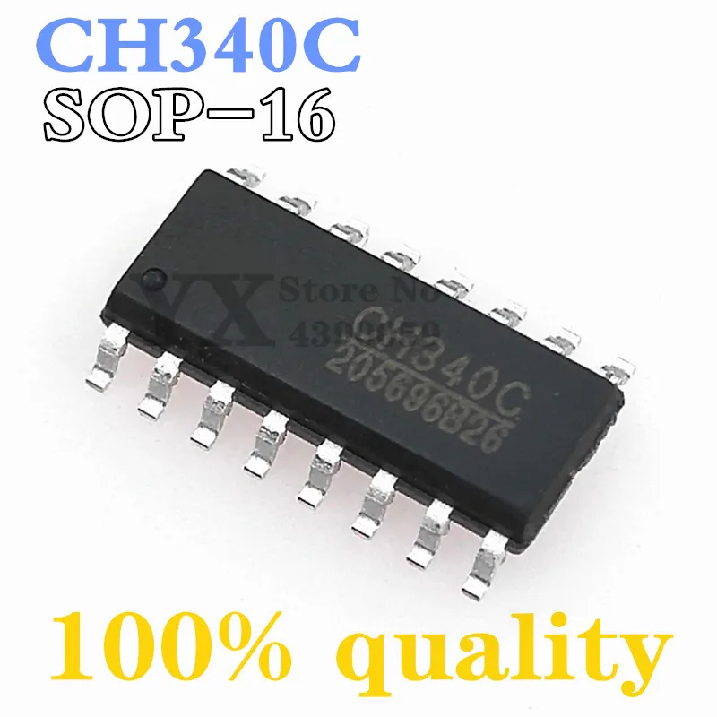

10 шт./лот 340-c | Оригинальный чип преобразователя Ch340c USB Sop-16