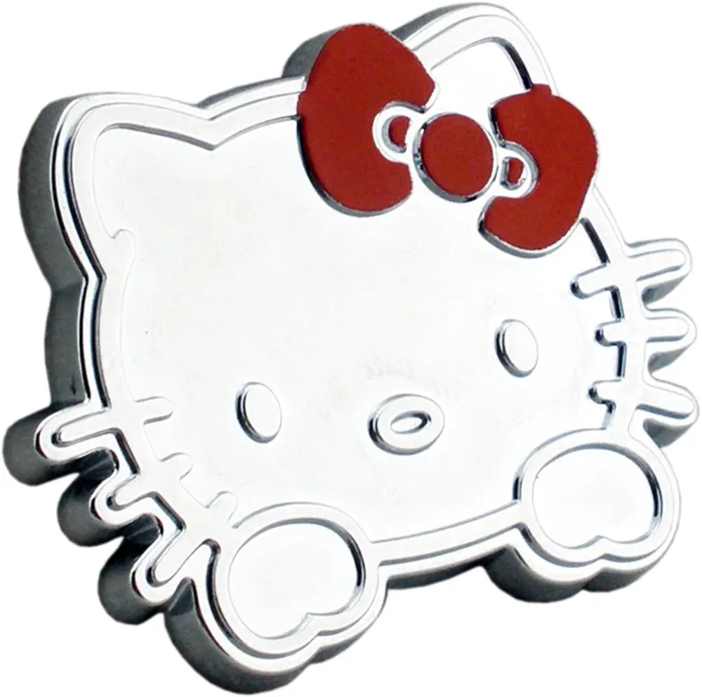 3D пластик хром hello kitty милый автомобиль эмблема Письмо значок кошка наклейка