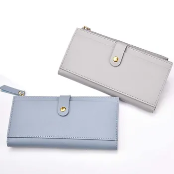 

Lady`s Purse Women Wallet Fashion Fold High Capacity Zipper Botton Card Cion Phone Fashion Bag