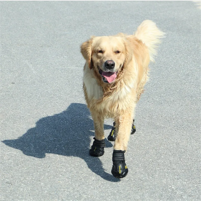 HE ботинки для домашних собак спортивные горные альпинистские уличные износостойкие Нескользящие водонепроницаемые и износостойкие Светоотражающие ботинки для собак