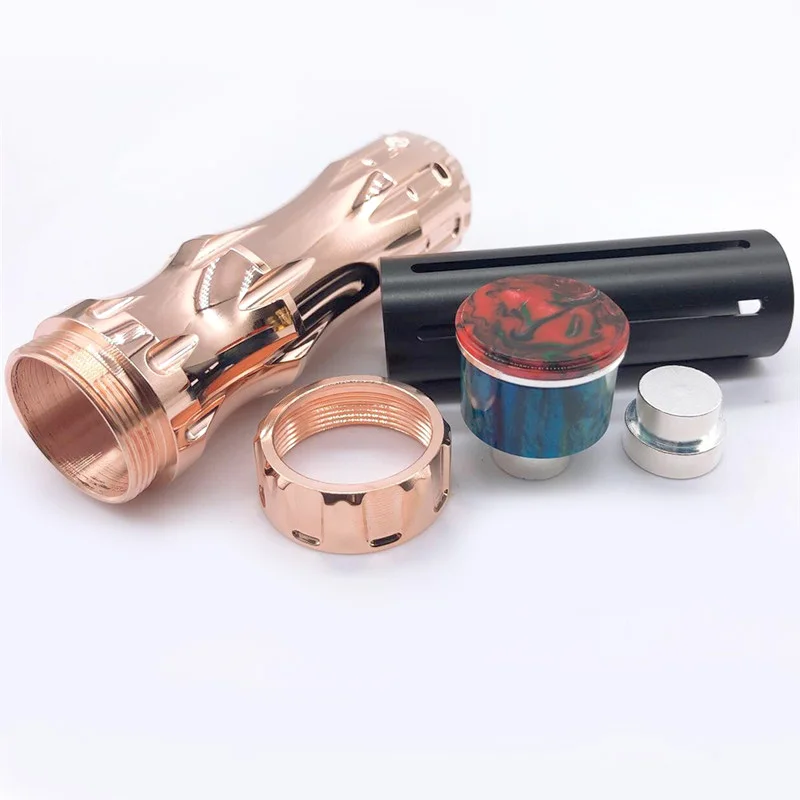 SUBTWO механический мод для вейпа 18650/20700 батарея 24 мм латунный vs Elthunder titan x mech Mod fit rda