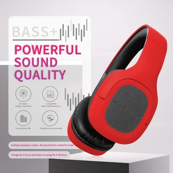 

Portable Wireless Headphones Stereo Foldable Bluetooth Headset Adjustable Mp3 Music Sports Earphones With Mic Support SD Card