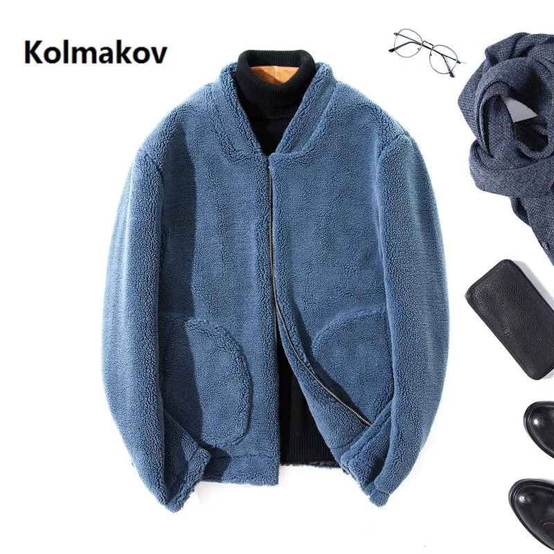 Мужское шерстяное пальто на молнии повседневное с бархатным утеплителем зима 2020