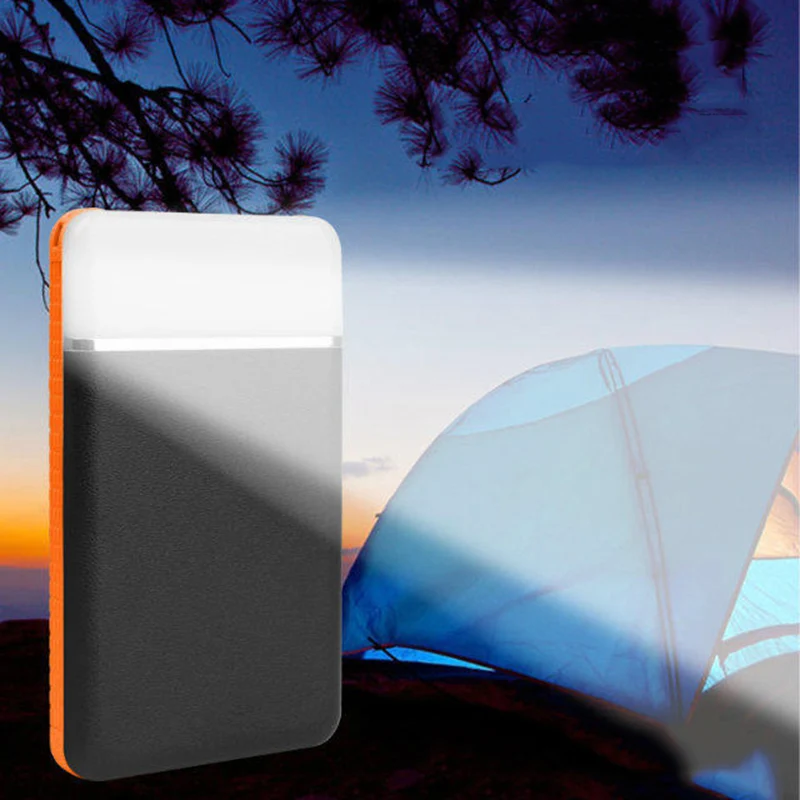 Camping Light Digital Display Solar Mobile Power Source 800 MAh Flashlight Tent Light