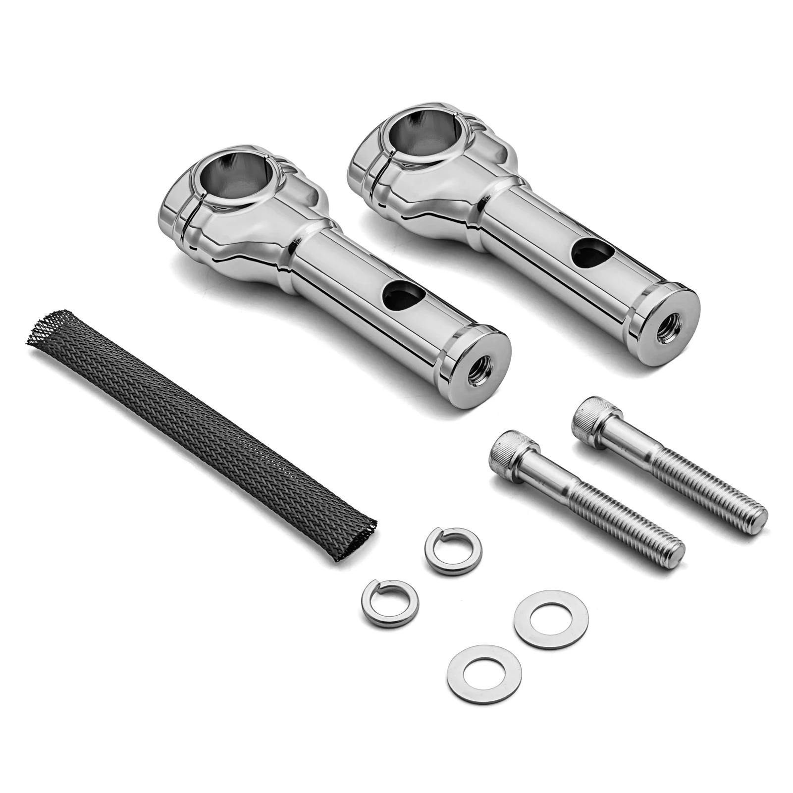 Motorcycle 6" Riser Handlebar Clamp Extend Adapter For Harley Davidson