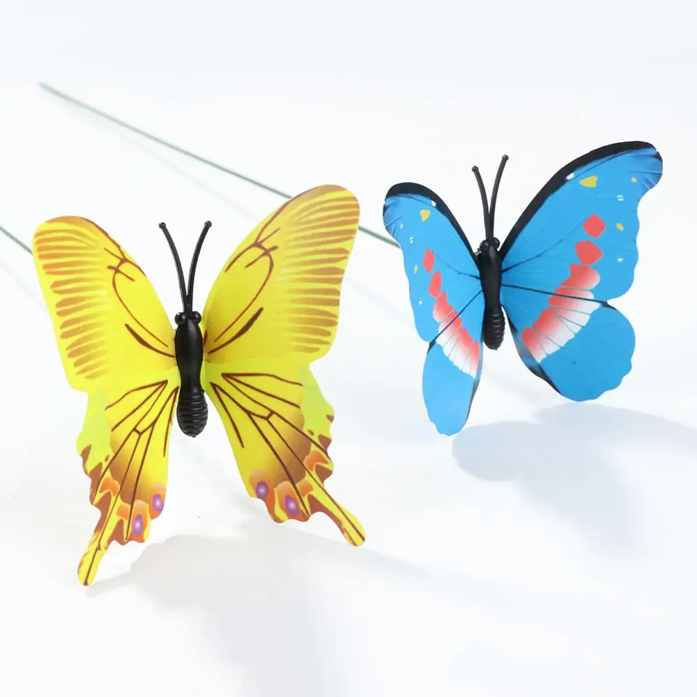 Букет бабочек садовый двор плантатор красочные причудливые бабочки украшение