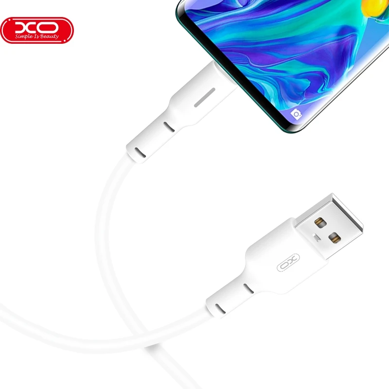 XO type-C кабель для Redmi note 8 pro huawei Micro USB зарядный кабель локоть путешествия мобильного телефона кронштейн линии передачи данных для iphone 11 - Цвет: White