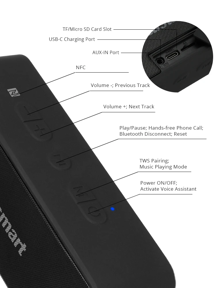 FIMI PALM Gimbal Camera 128° Wide Angle Smart