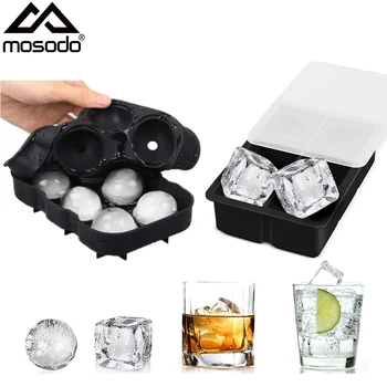 

MOSODO Ice Ball Maker Cocktail Whiskey Ice Cube Tray Silicone Ice Mold DIY Ice Cream Mold Kitchen Accessories Tools
