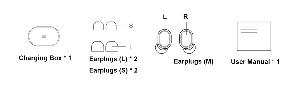 Xiaomi Redmi Airdots TWS Bluetooth 5,0 наушники стерео беспроводные активные шумоподавления с микрофоном свободные Наушники управление AI