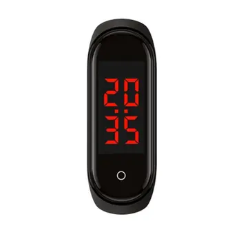 

Touch-Key Smart Watch Bracelet Display Body Temperature Measure Led Screen Smart Watch With Time Display