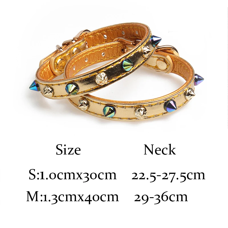 Ошейник для домашних животных ошейник маленьких собак кошек кожаное ожерелье