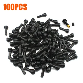 

Snap-in Valve Stems Rubber Replacement TR-413 Accessories Wheel 100Pcs