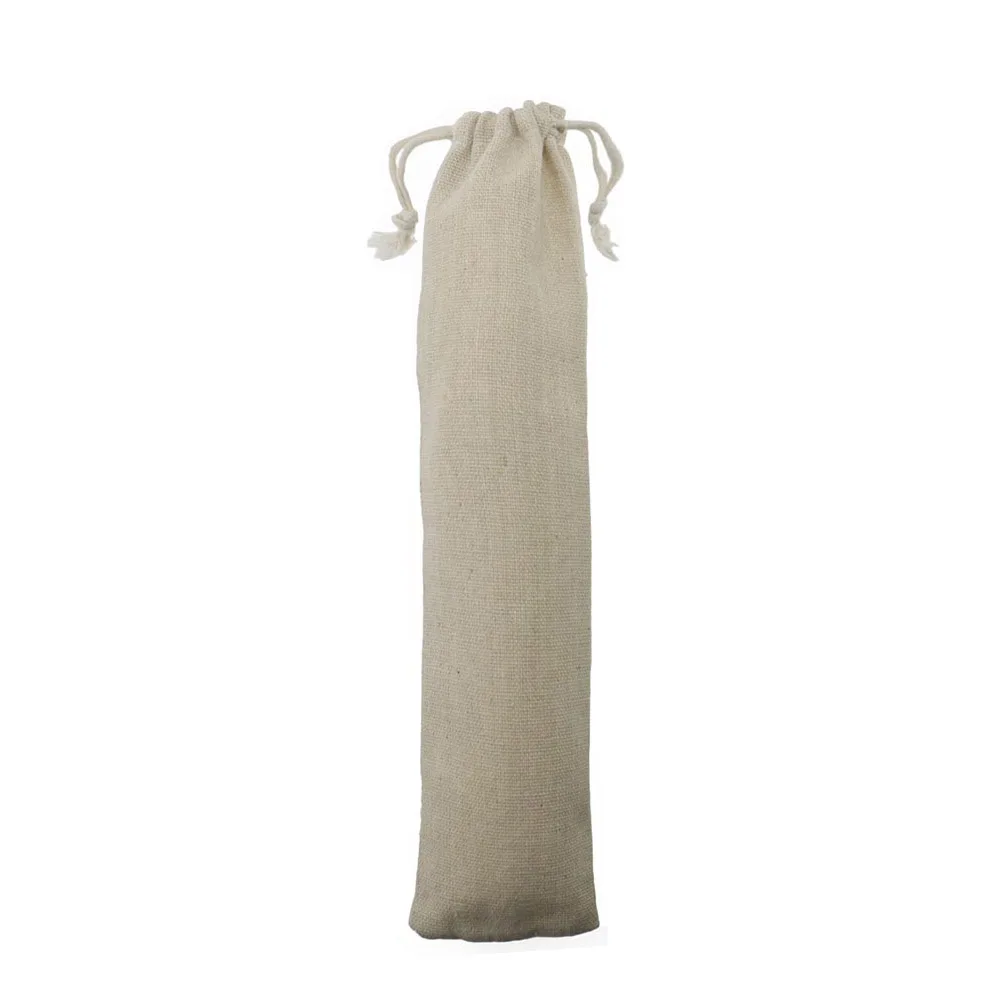1Pcs Beige Bag 18/10 телескопическая металлическая соломинка портативный складной набор соломы 304 из нержавеющей стали для путешествий многоразовая соломенная щетка для питья - Цвет: 1Pcs Beige Bag