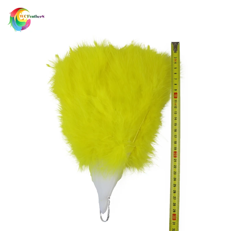 Feather Fan Decoration Feather Fan Beautiful Fold Fan Wedding Stage Carnival Party Home Decor Fluffy Turkey Feather 30*50CM