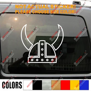 

Viking Warrior Helmet Decal Sticker Norse Nord Norway Car Vinyl pick size a
