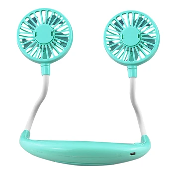 

Hanging Neck Fan Cooling Aromatherapy Lazy Sports Mini Portable Charging Small Fan