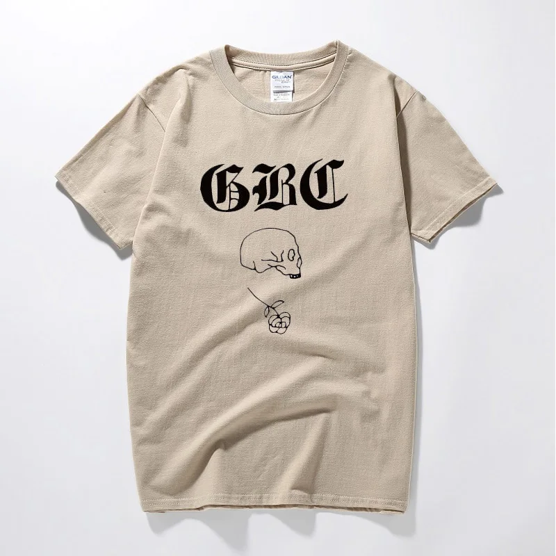 Хаки Goth Boi Clique Boy Gbc Lil Peep Футболка Топ летний Camisetas Hombre уличная мода хлопок короткий рукав Футболка Homme - Цвет: Хаки