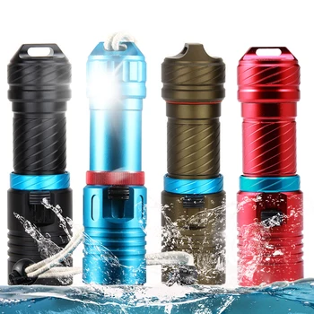 

scuba Light for Diving norkel Flashlight led 5000LM Cree L2 Dive 80 Meter diving Torch Lamp diver Light waterproof fishing