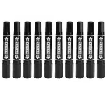 

10pcs Marker Pen Oily Thick Big Double Head Signature Marker Pens Highlighter Painting Tools pens for school
