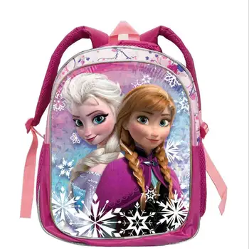 

Large Capacity Kids Cartoon Character backpack Children's school Bagpack Elsa & Anna Princess Schoolbag for teen girls pupil