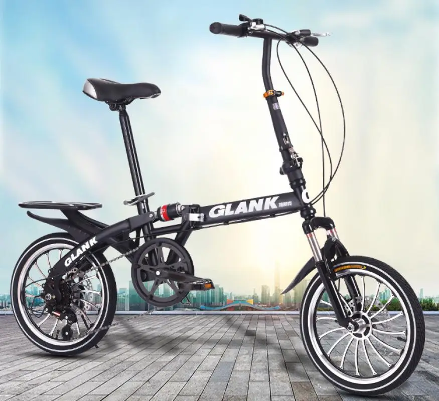 Bmx углеродистая сталь складной дорожный велосипед 14 16 дюймов внешняя переменная