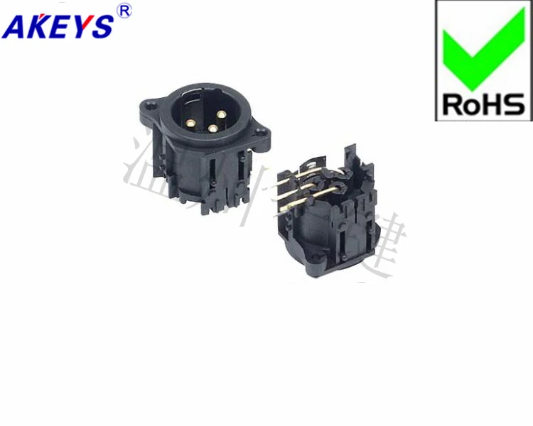 3 шт. DIN-324DR трехъядерный Canon розетка изогнутая ножная пластиковая Canon seat 3-ядерный четырехногий Canon открытое сиденье