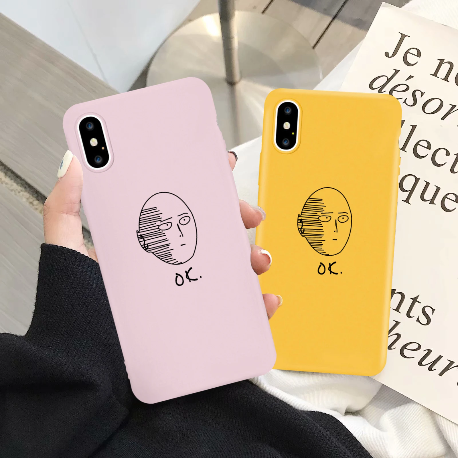 GYKZ Мультфильм Аниме One Punch Man чехол для iPhone 6 6s 11 Pro XS MAX X XR 8 7 Plus Мягкий силиконовый