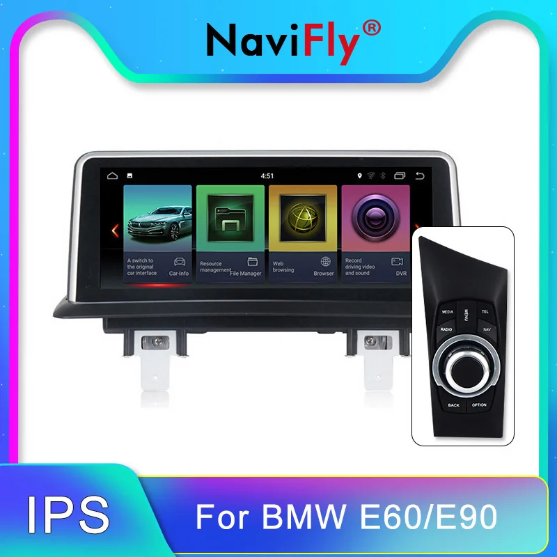 

NaviFly Android 7.1 car multimedia player gps navigation for BMW 1 Series E81 E82 E87 E88 116i 118i 120i 130i 2005-2012 IPS 2+32