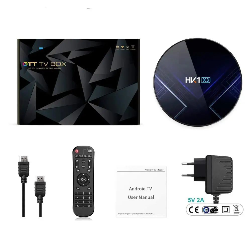 Amlogic S905X3 Android 9,0 9 Smart tv Box 4 Гб ram 128 ГБ rom 1000M LAN 5G wifi bluetooth 4,0 4K 8K Google Play